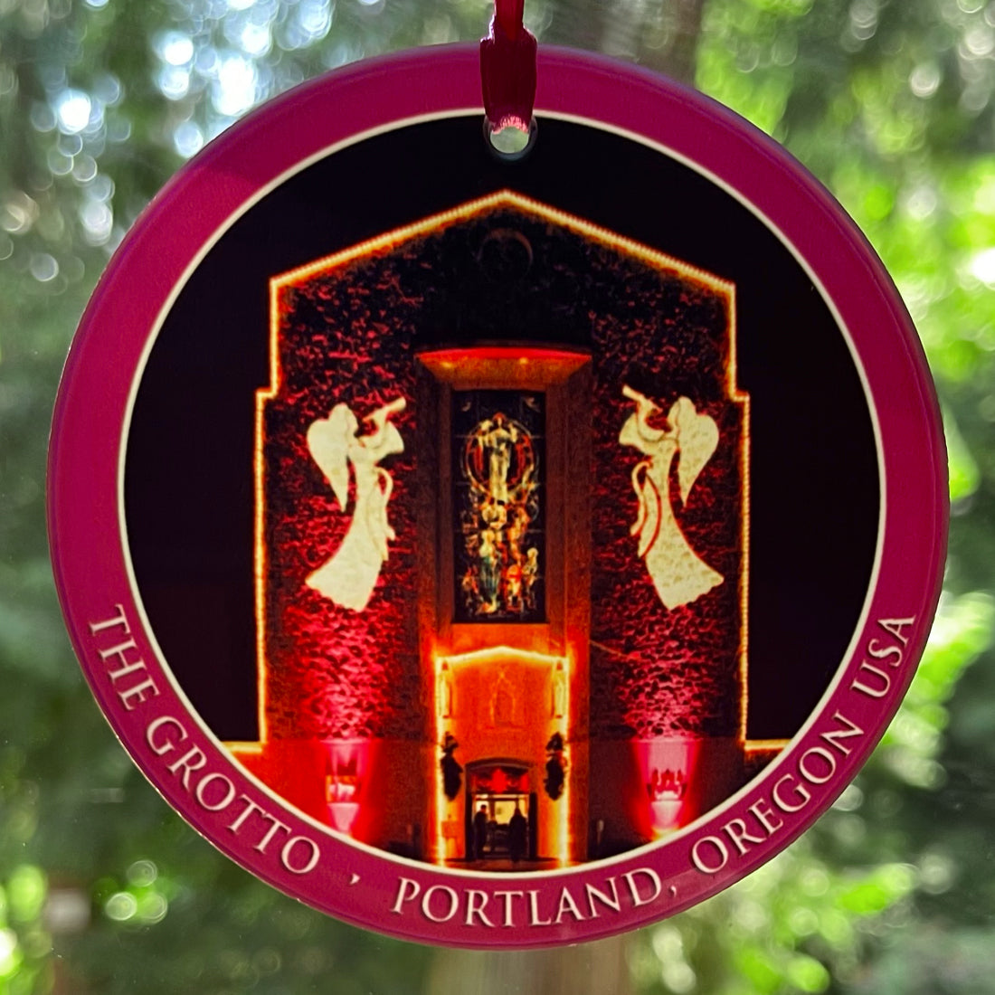 The Grotto Ornament - Chapel at Christmas